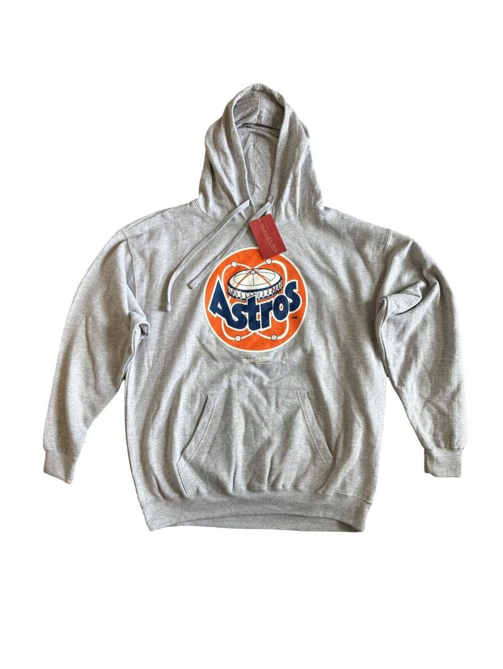 Mitchell And Ness Houston Astros Astrodome Fleece Pullover Hoodie Men’s XL Gray